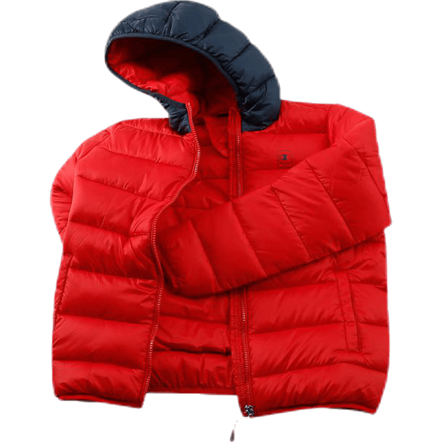 Hooded Youth Jacket Red - Bild 4