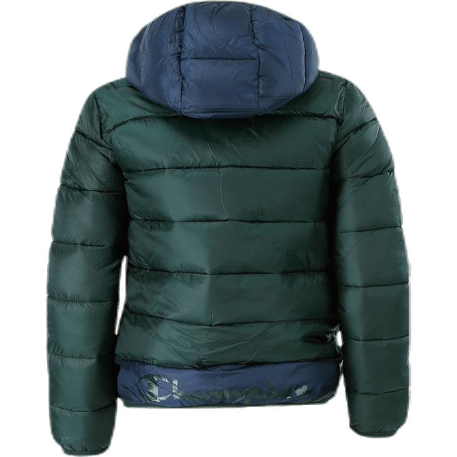 Hooded Youth Jacket Green - Bild 3