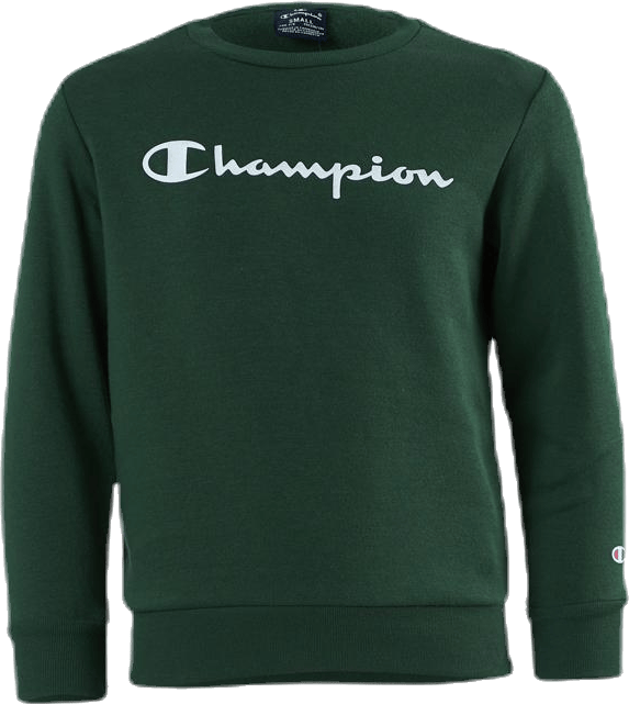 Crewneck Sweatshirt Junior Green, Unisex, Apparels, Shirts, Green, L