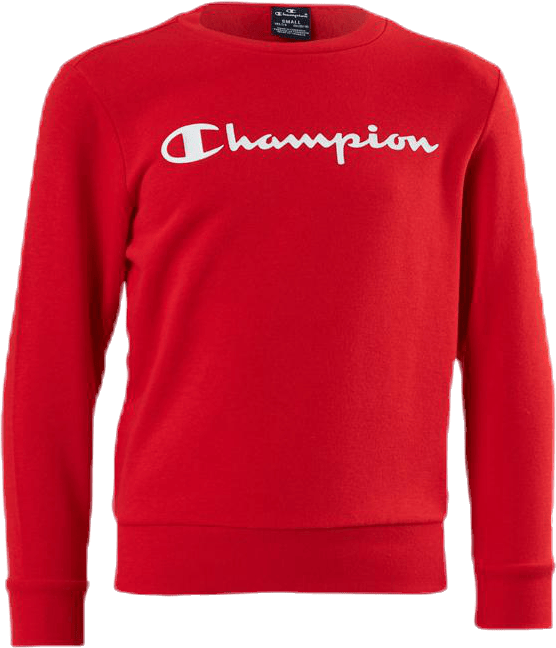 Crewneck Sweatshirt Junior Red, Unisex, Ropa, Camisas, Rojo, L