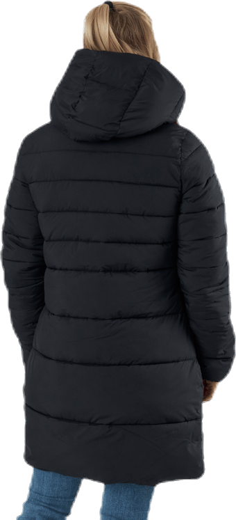 Hooded Polyfilled Jacket Black - Bild 3