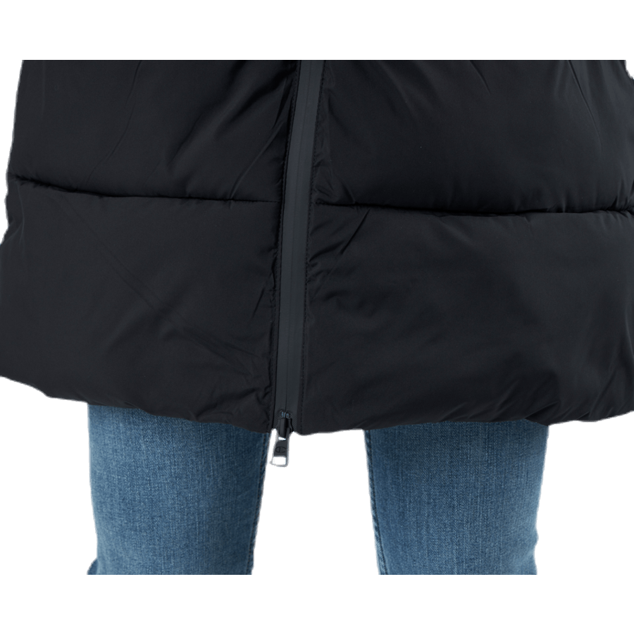 Hooded Polyfilled Jacket Black - Bild 5