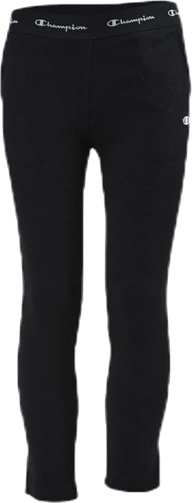 Straight Hem Pants Junior Black