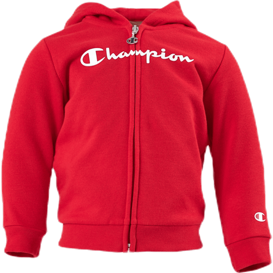 Hooded Full Zip Suit Junior Red - Bild 2