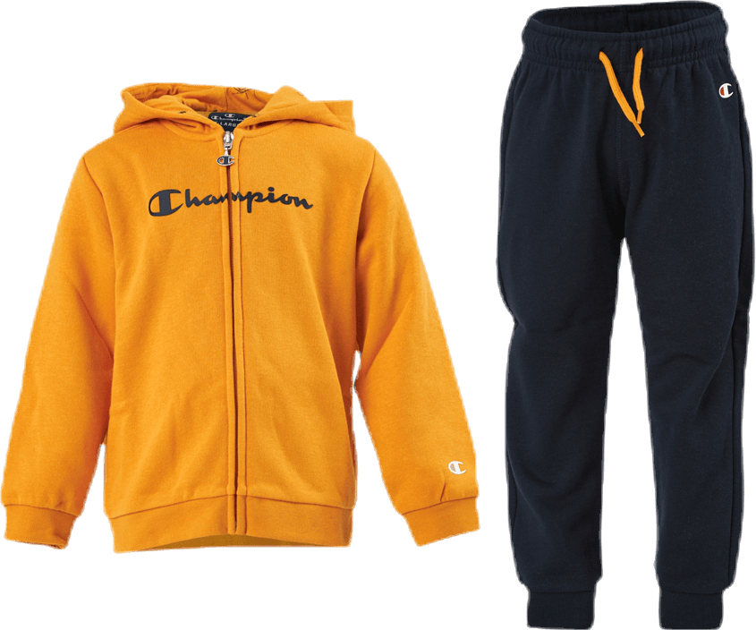 Hooded Full Zip Suit Junior Yellow