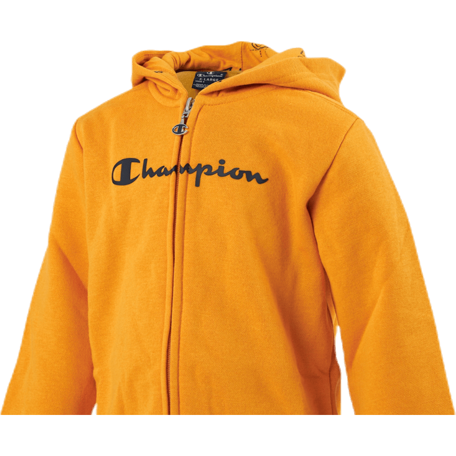 Hooded Full Zip Suit Junior Yellow - Bild 5