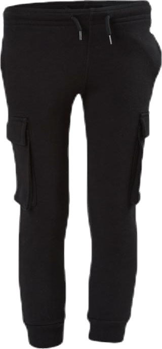 Rib Cuff Pants Junior Black