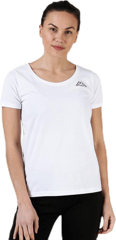 T-Shirt S/S, Logo Momba White