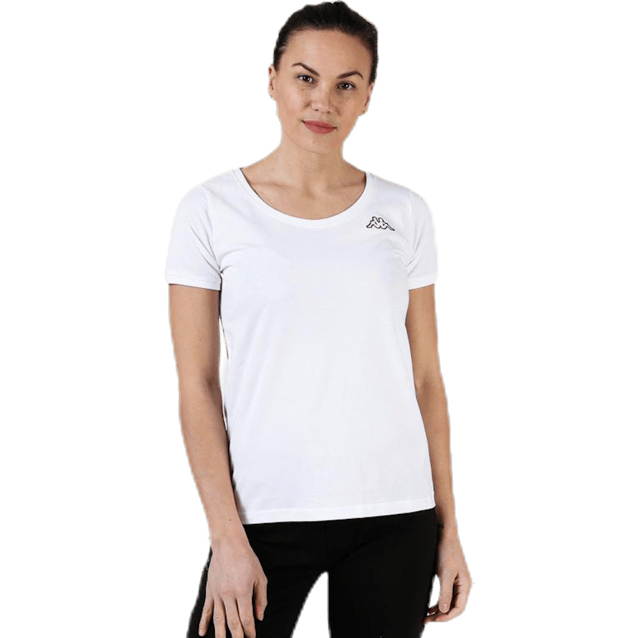 T-Shirt S/S, Logo Momba White