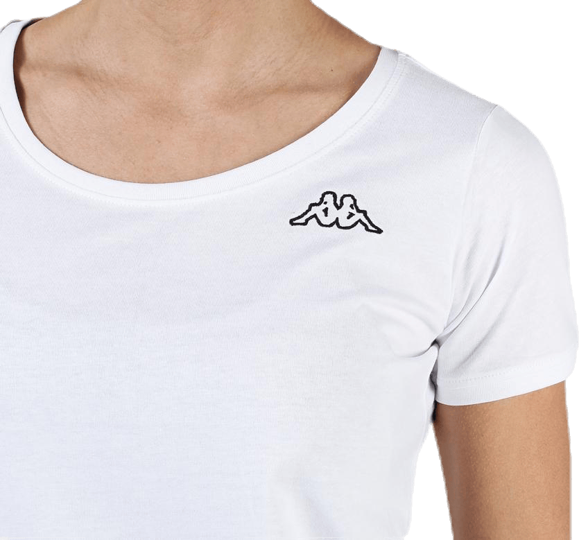 T-Shirt S/S, Logo Momba White - Bild 5