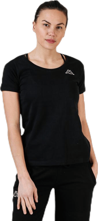 T-Shirt S/S, Logo Momba Black