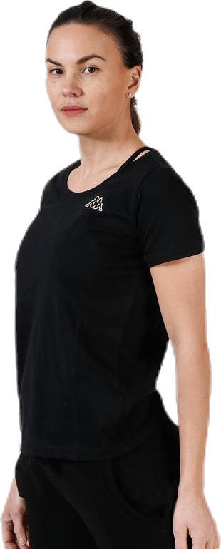 T-Shirt S/S, Logo Momba Black - Bild 2