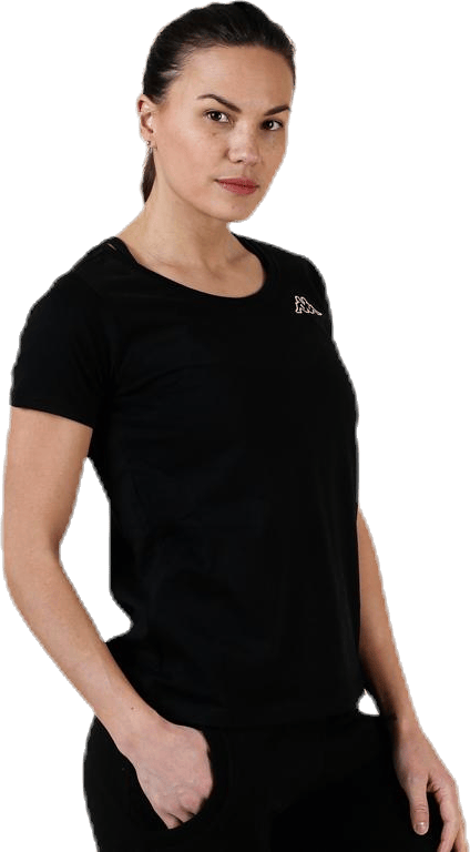 T-Shirt S/S, Logo Momba Black - Bild 4