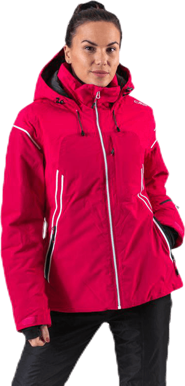 Fix Hood Jacket Pink, Female, Odzież, kurtki, Sporty alpejskie, Różowy, S