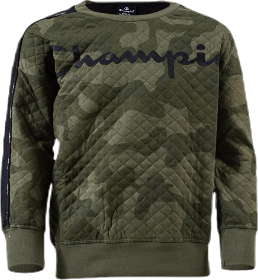 Crewneck Sweatshirt Patterned/Green, Unisex, Ropa, Camisas, Estampado/Verde, XXS