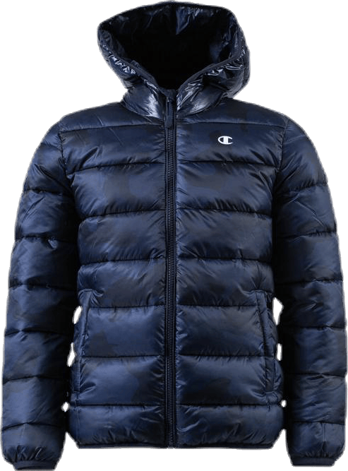 Jr Hooded Jacket Patterned/Blue, Unisex, Vêtements, vestes, À motifs/Bleu, XXL