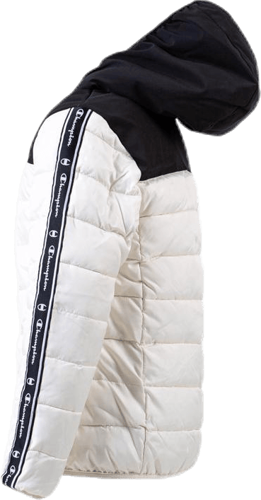 Girls Hooded Jacket White/Black - Bild 2