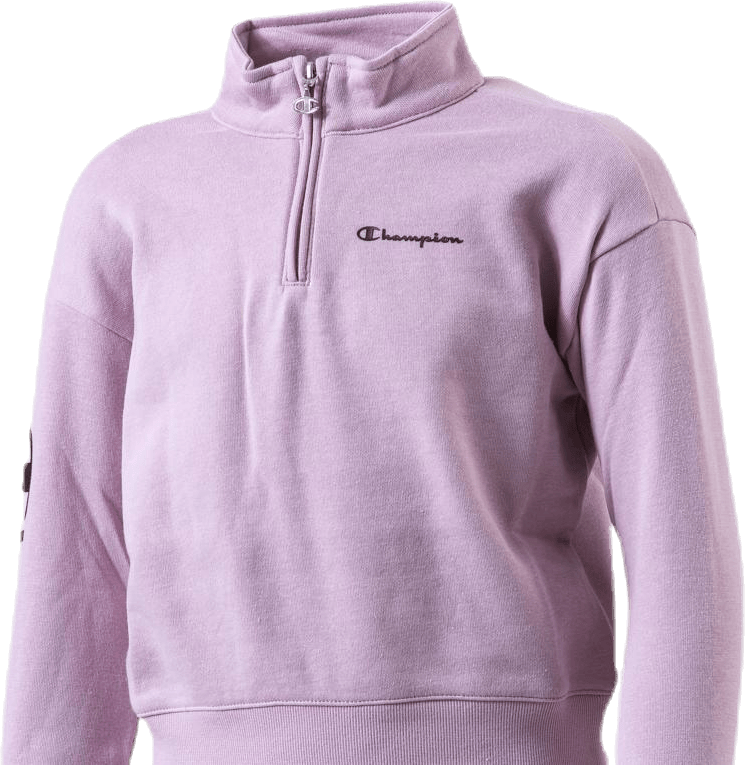 Girls Half Zip Sweatshirt Pink - Bild 5