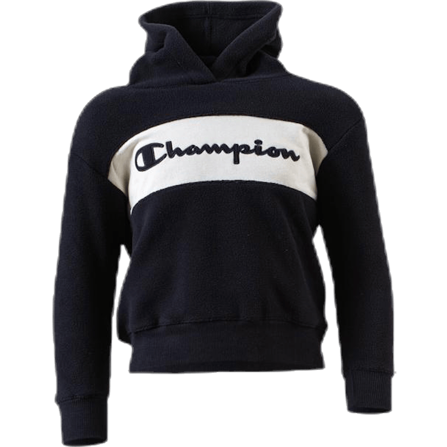 Junior Hooded Polar Fleece Black