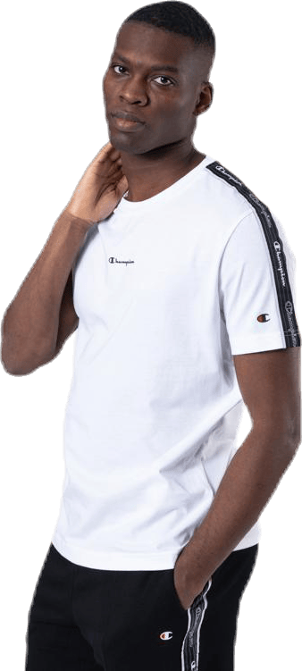 Crewneck T-Shirt White, Male, Odevy, Tričko, Biely, XXL