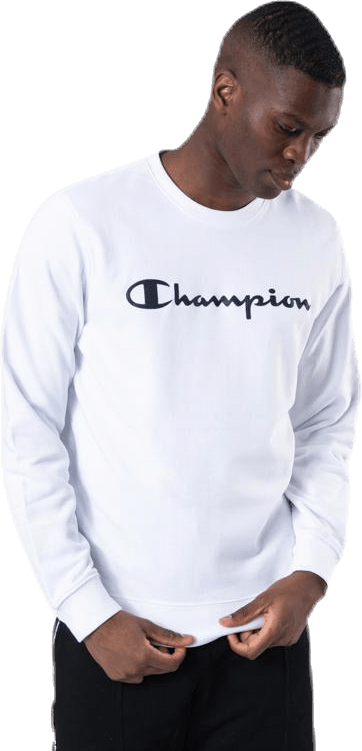 Crewneck Sweatshirt White, Male, Klær, Skjorter, Hvit, XXL