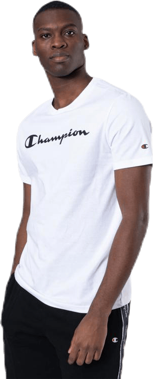 Crewneck T-Shirt White, Male, Klær, T skjorte, Hvit, S
