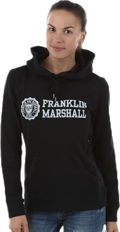 Classic Logo Hoodie Black, Female, Odzież, Koszule, Czarny, M