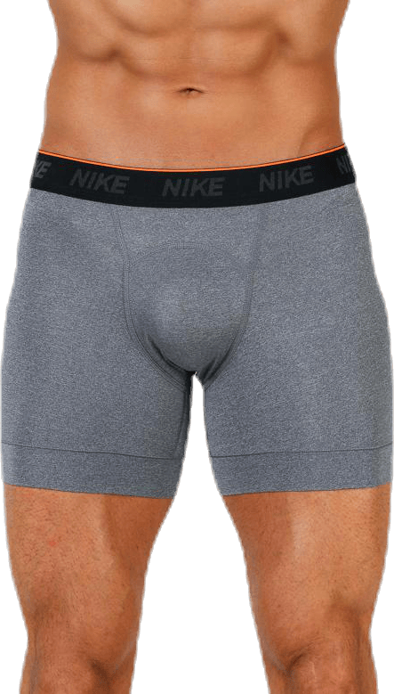 Brief Boxer 2PK Black/Grey, Male, Vêtements, Sous-vêtements, Courses, Gris, L