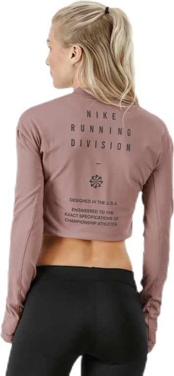 Running Division Warm Top Crop Beige - Bild 3