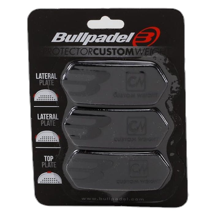 Protector Custom Weight Black, Unisex, Apparatuur, rackets, Padel, Zwart, ONESIZE