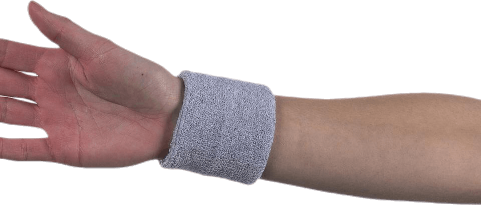 Swoosh Wristband Black/Grey