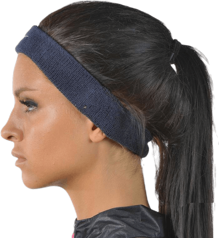 Swoosh Headband Blue