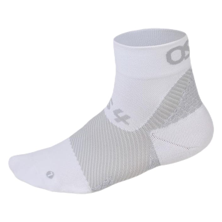 FS4 Plantar Fasciitis Socks Crew White, Unisex, Utstyr, Beskyttelse, Løping, Hvit, XL
