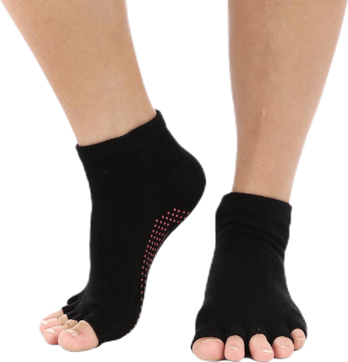 Pilates Socks - Rosita Black, Unisex, Vêtements, Chaussettes, Yoga, Noir, 36-40
