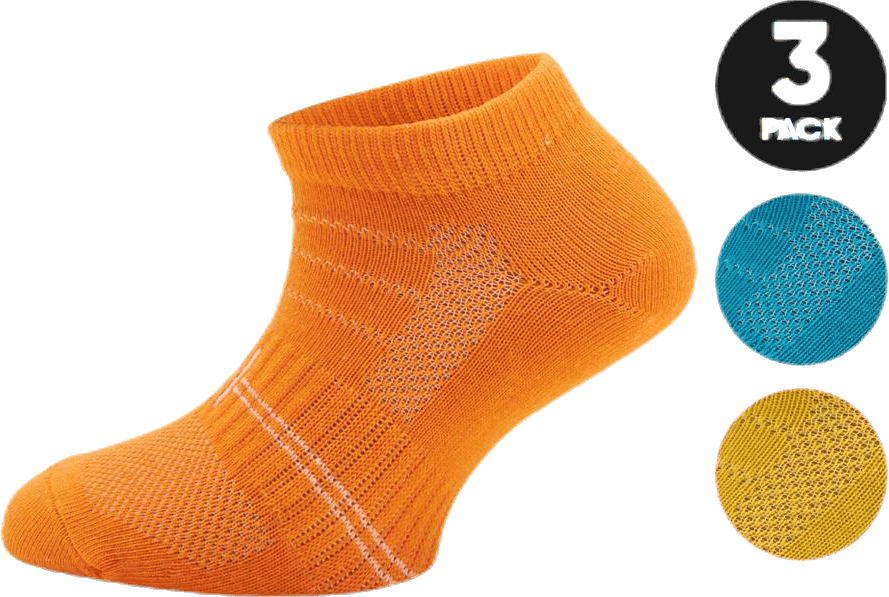 3-Pack Basic Socks – Yogi Orange