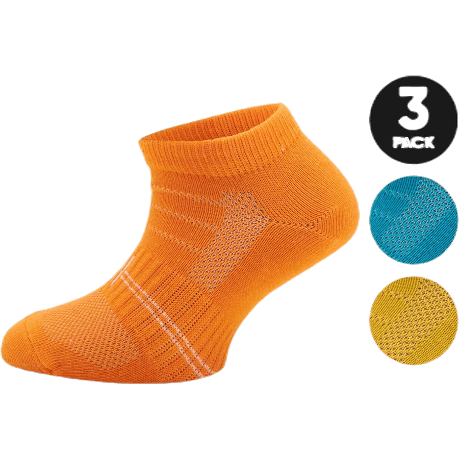 3-Pack Basic Socks - Yogi Orange