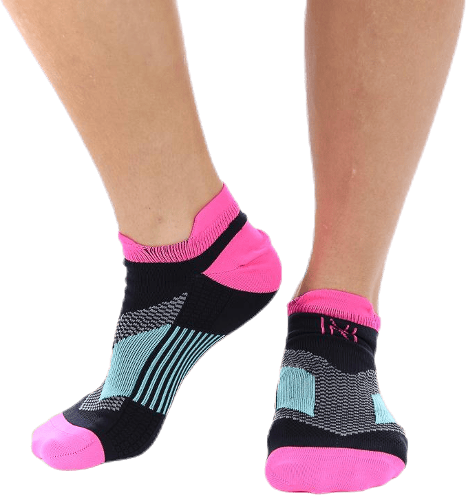 Mirenda Thin Running Sock Low-cut Pink/Black, Female, Vêtements, Chaussettes, Courses, Rose/Noir, 39-42