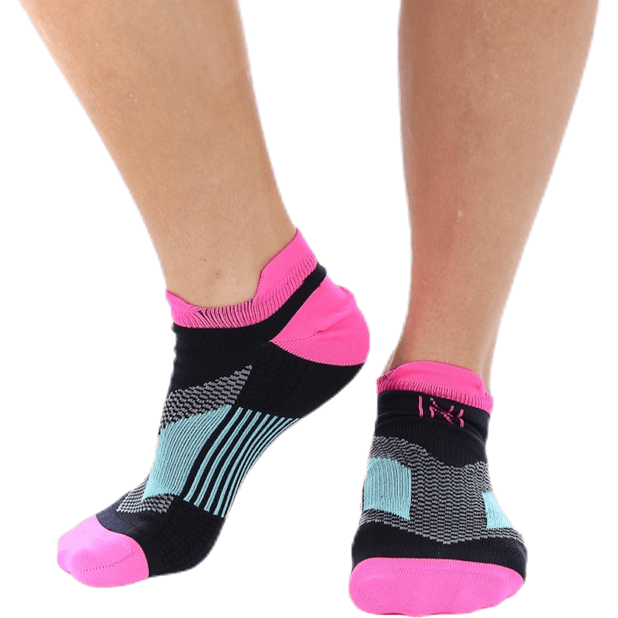 Mirenda Thin Running Sock Low-cut Pink/Black
