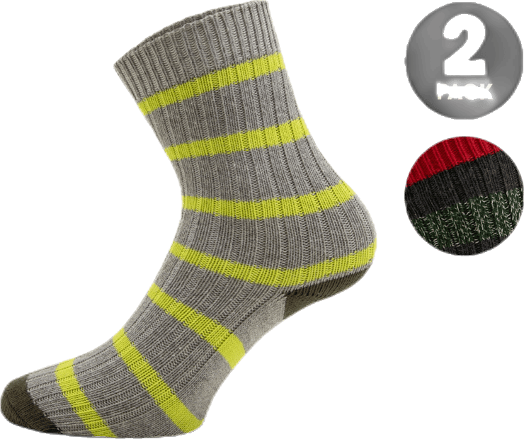 2-Pack Basic Socks – Mario Green