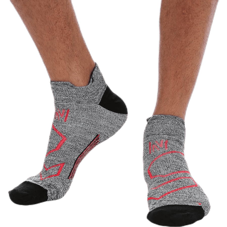 Jeff Mid-cut Merinowool Running Sock Grey