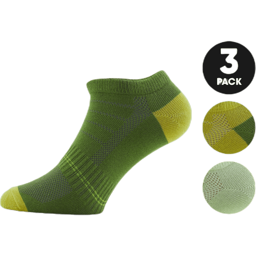 Low Cut Socks – Minnie 3-Pack Green