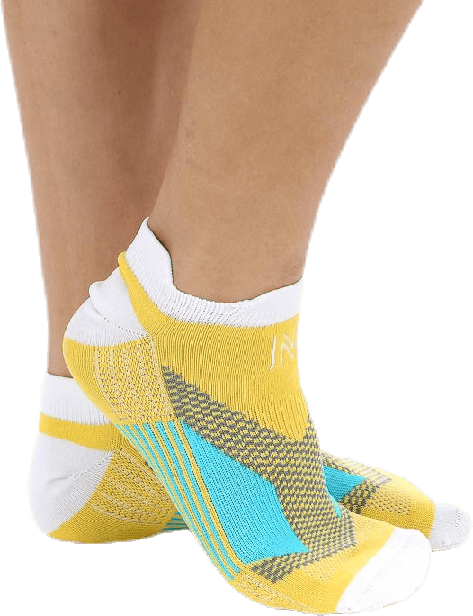 Mirenda Thin Running Sock Low-cut White/Yellow - Bild 3