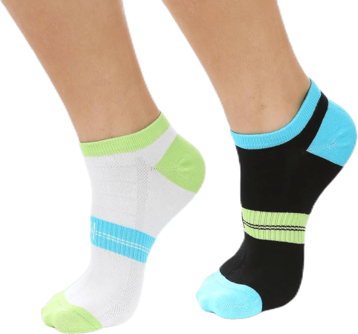 2-pack Lady Low-cut Blue/Grey