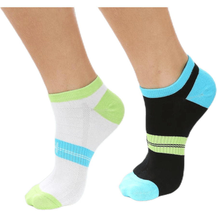 2-pack Lady Low-cut Blue/Grey