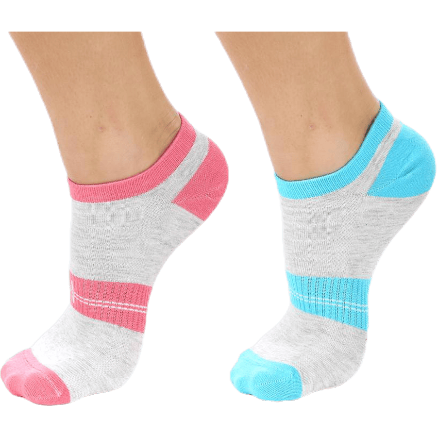 2-pack Lady Low-cut Pink/Grey