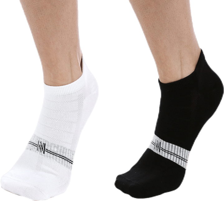 2-pack Lady Low-cut Grey, Female, Apparels, Socks, Grey, 35-38