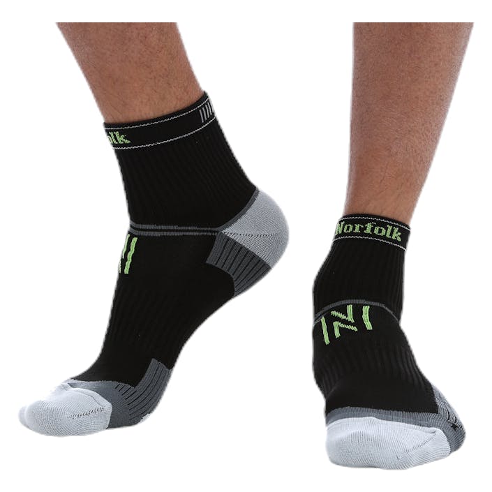 Vincenzo Black/Grey, Male, Apparels, Socks, Running, Black/Grey, 39-42