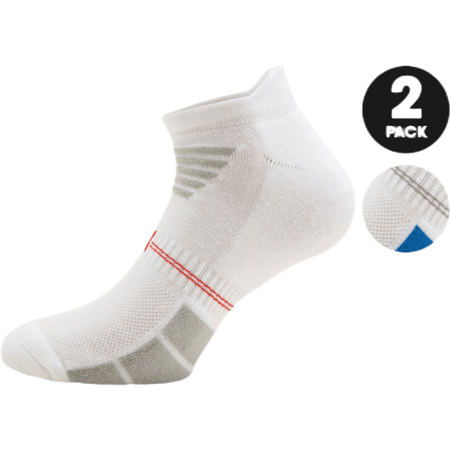 2-Pack Low-Cut Socks – Luke White