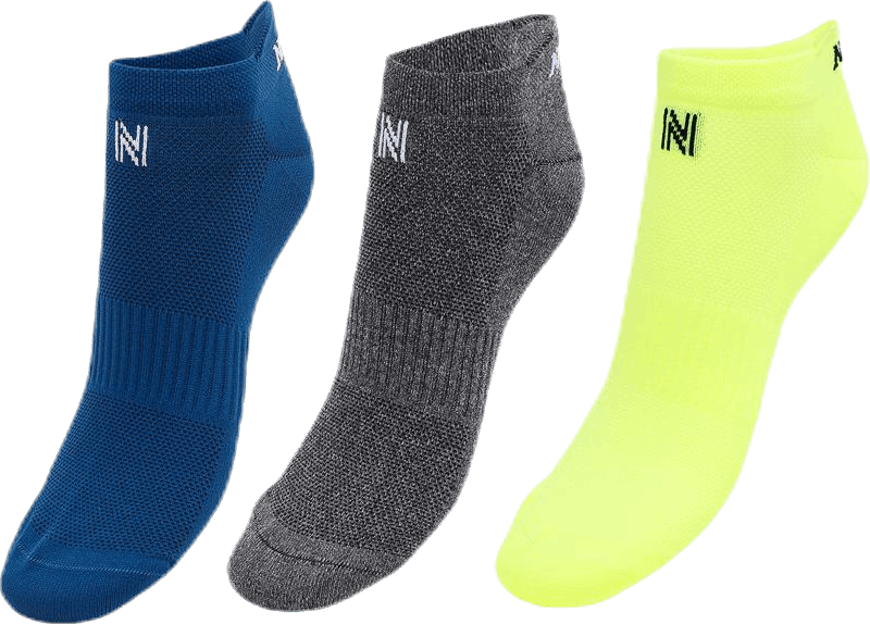 Izzy 3-Pack Running Socks Patterned, Unisex, Apparels, Socks, Running, Patterned, 39-42