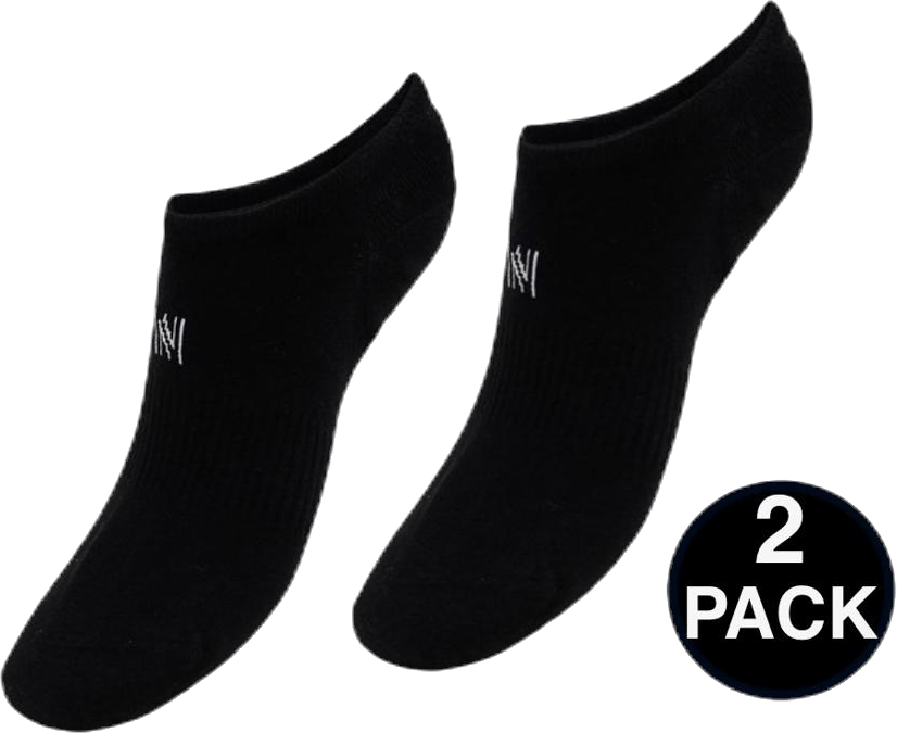 No Show Socks – Leo 2-Pack Black